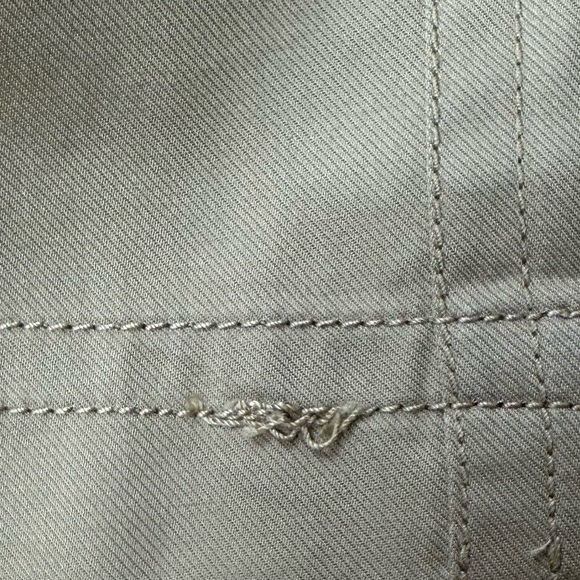 Banana Republic Heritage Button Midi Skirt Tan Paperbag Cargo Preppy Utility - Picture 7 of 9